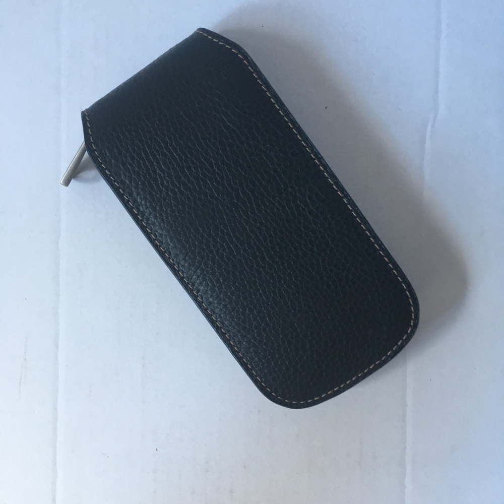 Fossil Black Leather Travel Watchcase